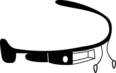 Google Glasses View Icon Svg Vector, Free Vectors File